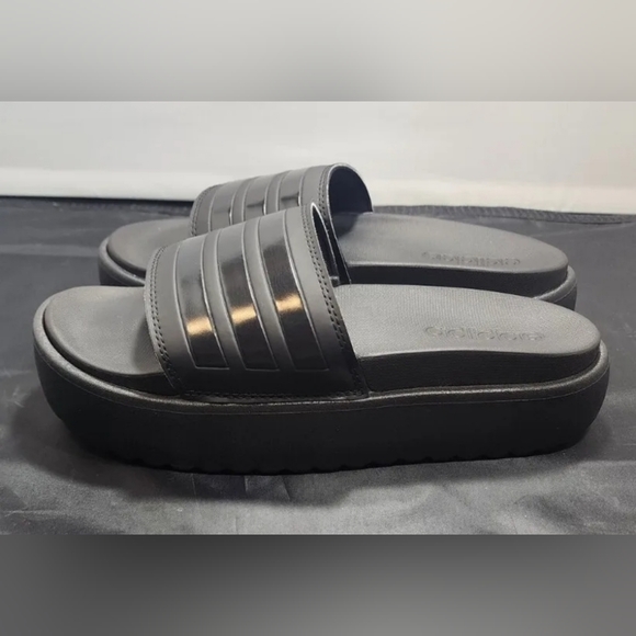 ADIDAS Adilette Platform Slides - Picture 6 of 7